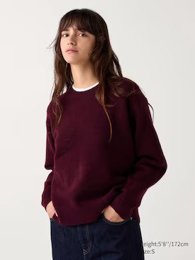 WOMEN'S SOUFFLE YARN CREW NECK SWEATER | UNIQLO AU | Uniqlo Australia