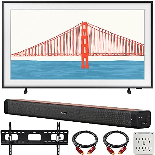 Samsung QN65LS03AA 65 Inch The Frame QLED 4K Smart TV 2021 Bundle with Deco Home 60W 2.0 Channel ... | Amazon (US)