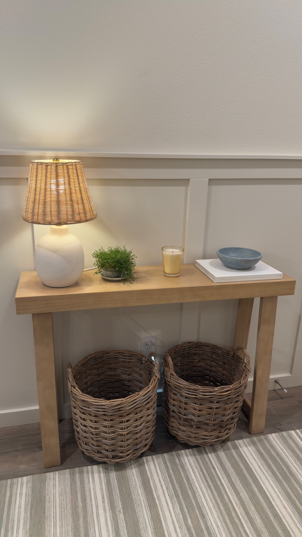 Small entryway vibes, budget friendly, calming, coastal vibes. 

#LTKHome