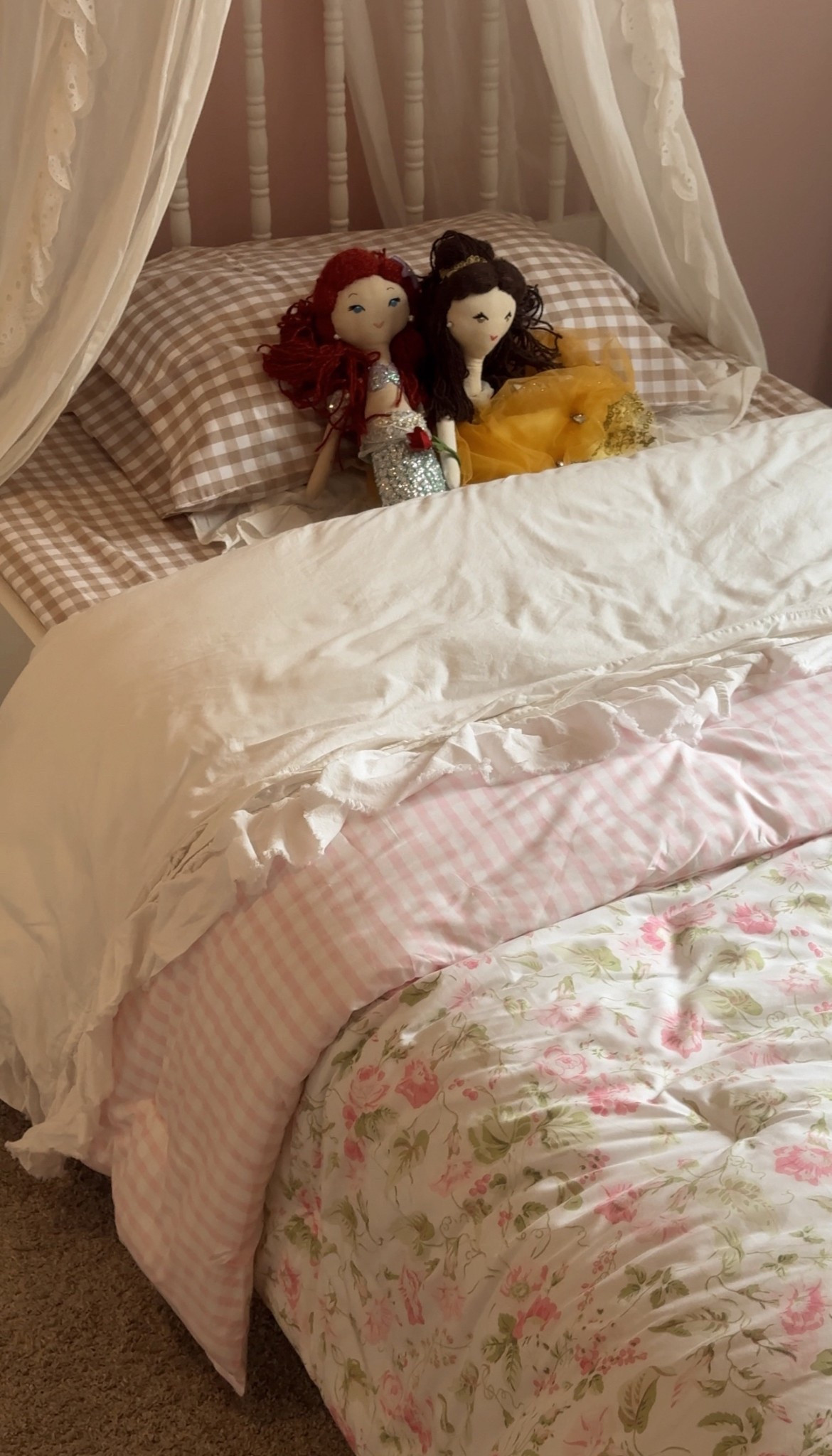 Girls Room Bedding Refresh 💕💗 Girls Bedroom Inspiration 

#LTKFamily #LTKKids #LTKHome