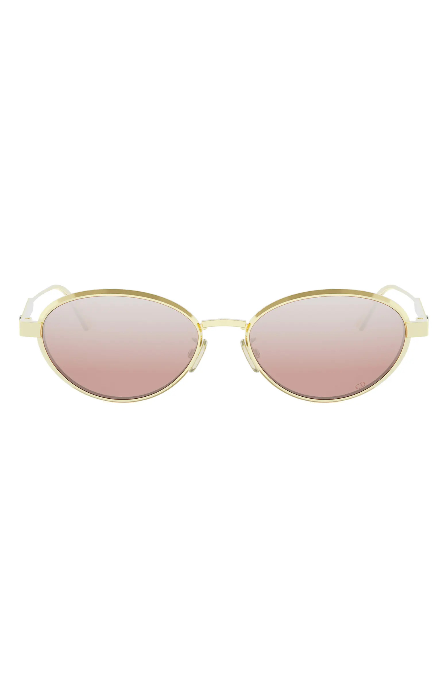 DIOR Cannage R1U Oval Sunglasses | Nordstrom | Nordstrom