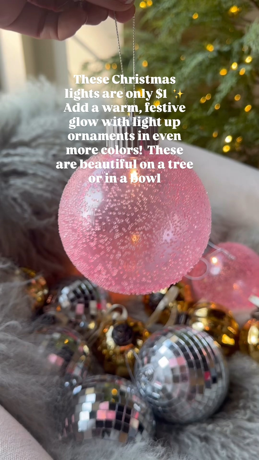 Bought these ornaments last year and now they have more colors. Only $1

#LTKHome #LTKSeasonal