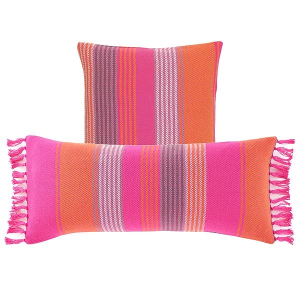 Juliana Stripe Decorative Pillow Cover | Annie Selke