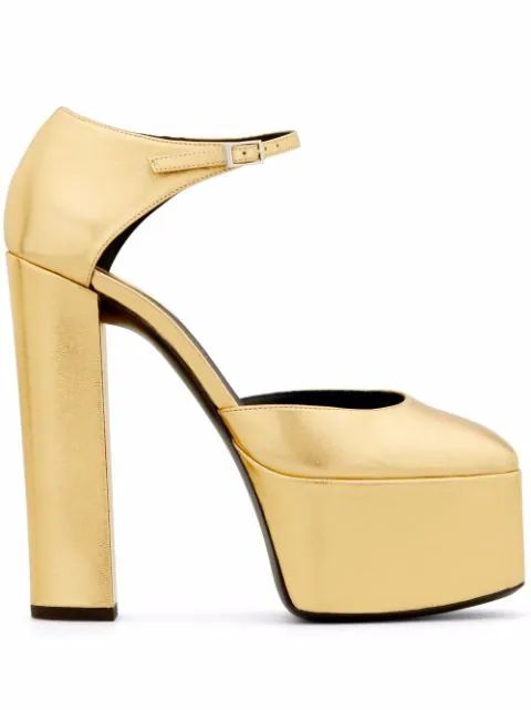 Giuseppe Zanotti Bebe Platform Leather Sandals - Farfetch | Farfetch (US)