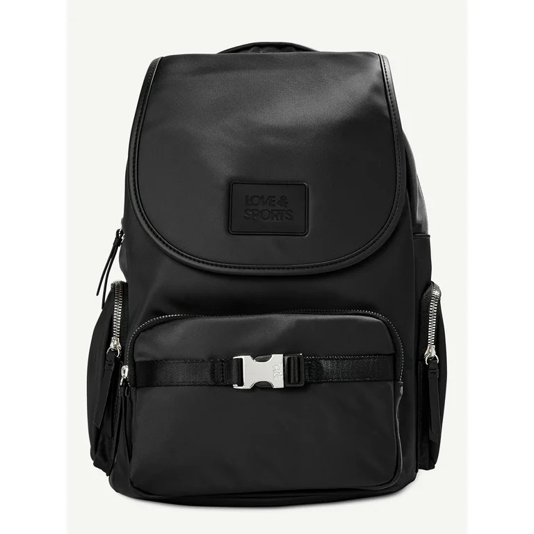 Love & Sports Women's Louie Backpack Black | Walmart (US)