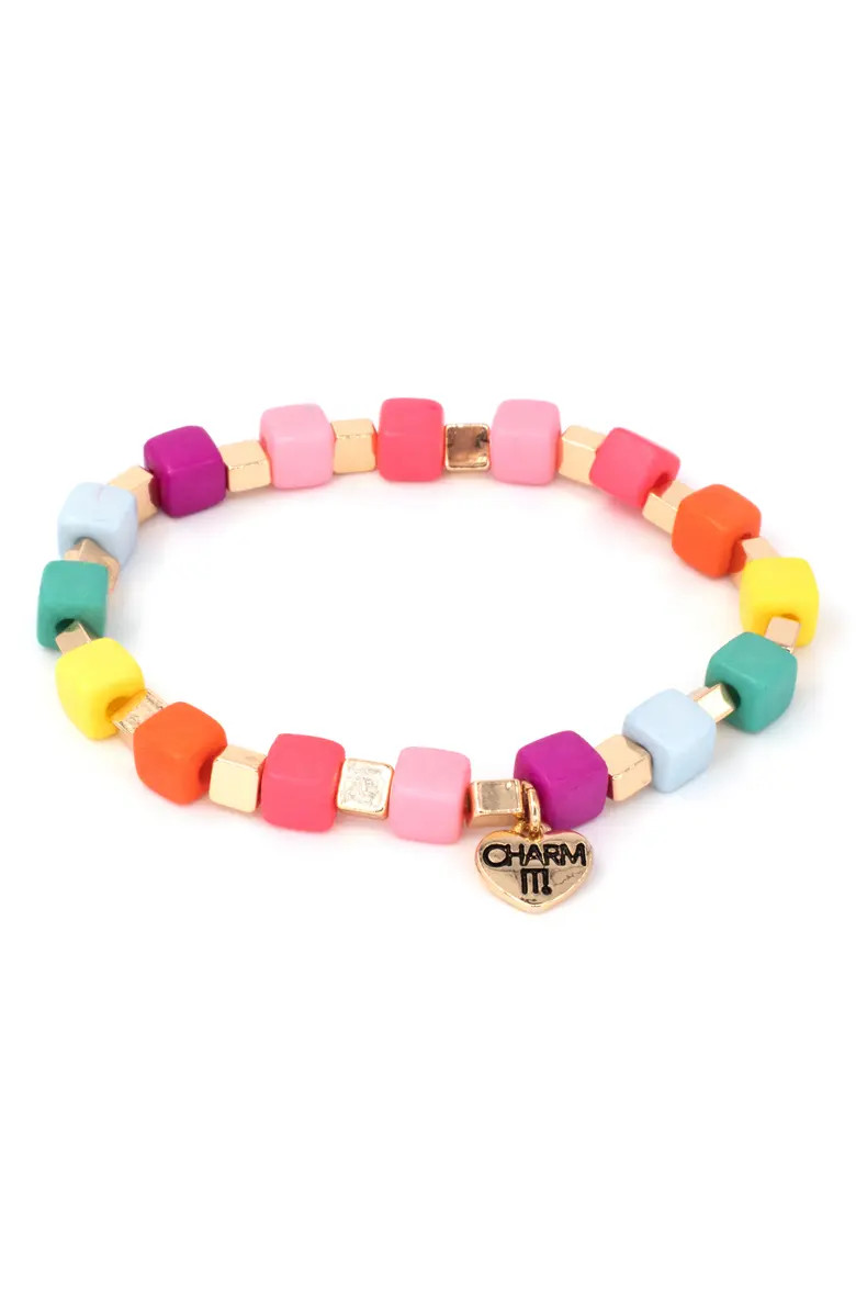 CHARM IT!® Cube Stretch Beaded Bracelet | Nordstrom | Nordstrom