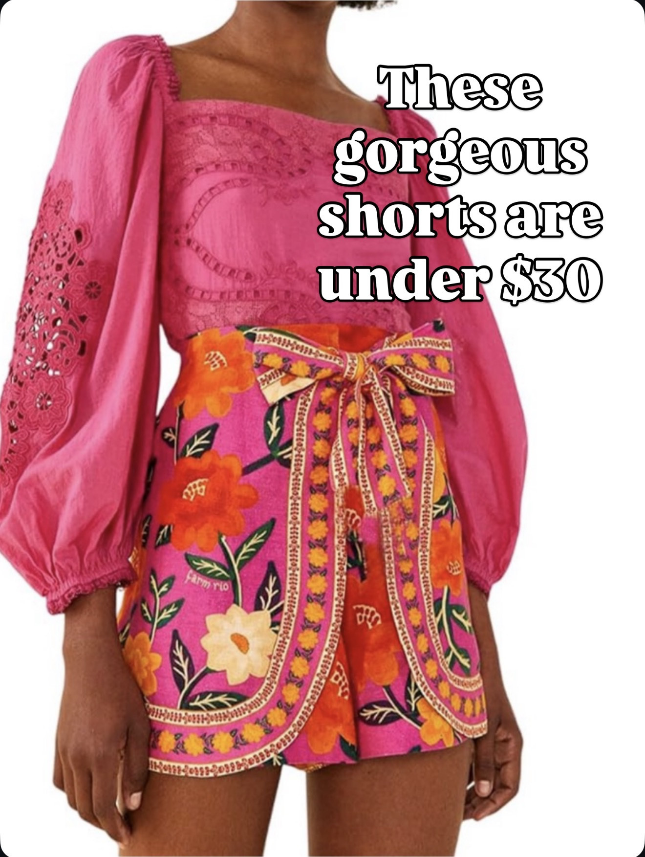 Farm Rio vibes for under $30?! These shorts are a tropical DREAM 🌺 🔗⬇️ 

#LTKSeasonal #LTKOver40 #LTKTravel