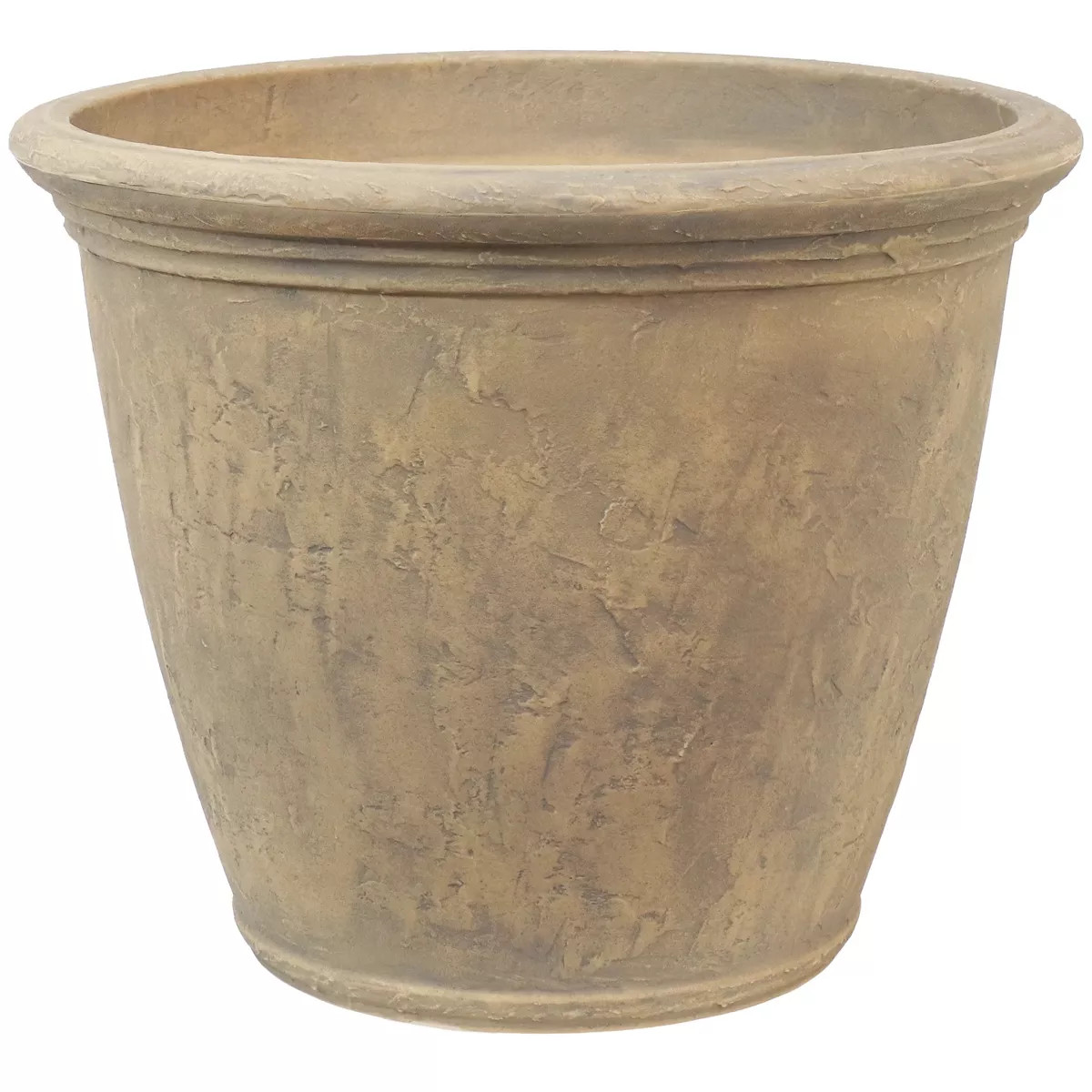 Sunnydaze Weather-Resistant Double-Walled Anjelica Outdoor Flower Pot Planter - 24" - Beige | Target