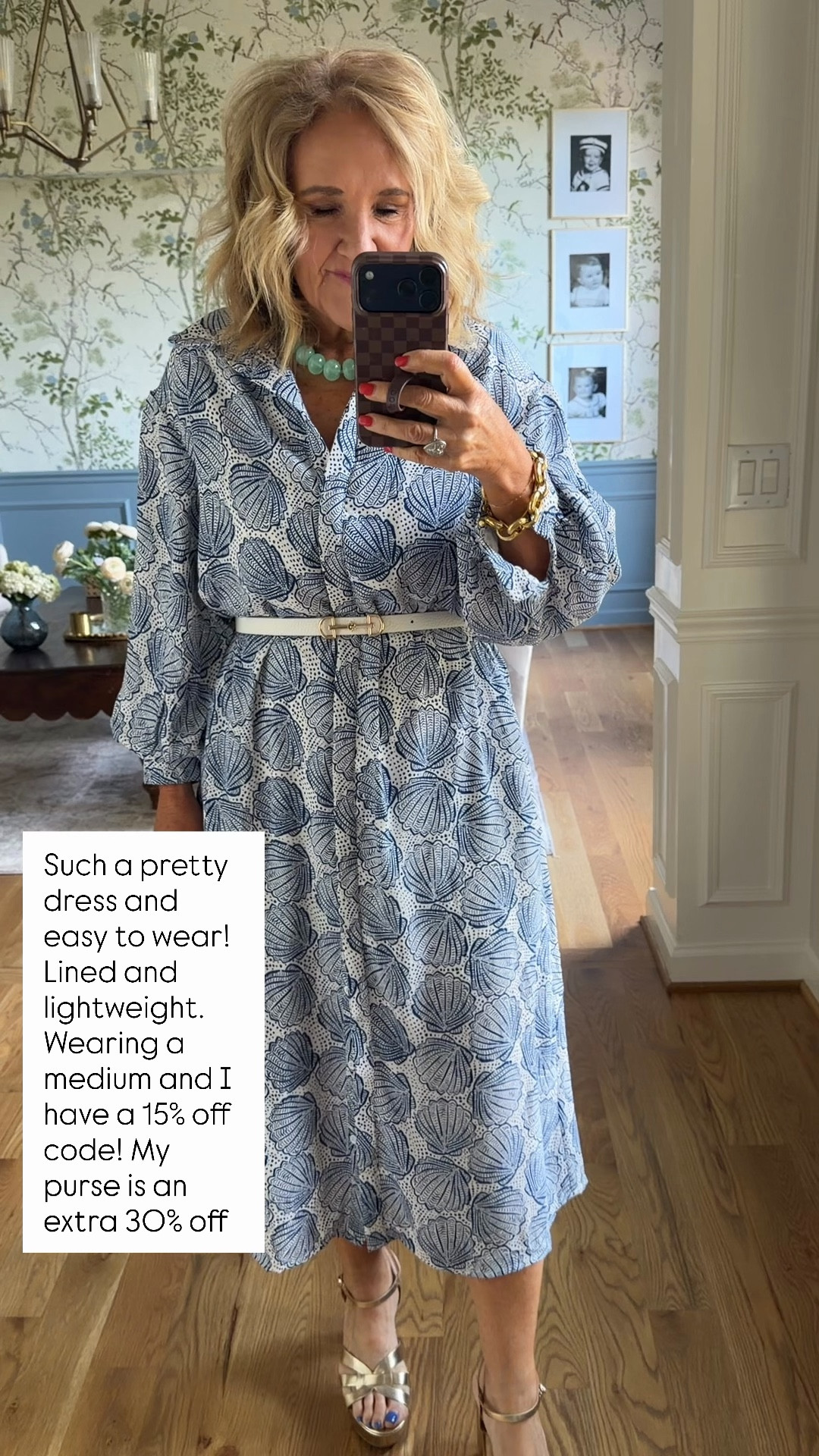 Dress size medium it’s so pretty I added my own belt 
15% off at Avara with code NANETTE15

Beach dress Sunday dress spring dress graduation dress beach wedding guest 

#LTKPetite #LTKOver40 #LTKootd #LTKMothersDay