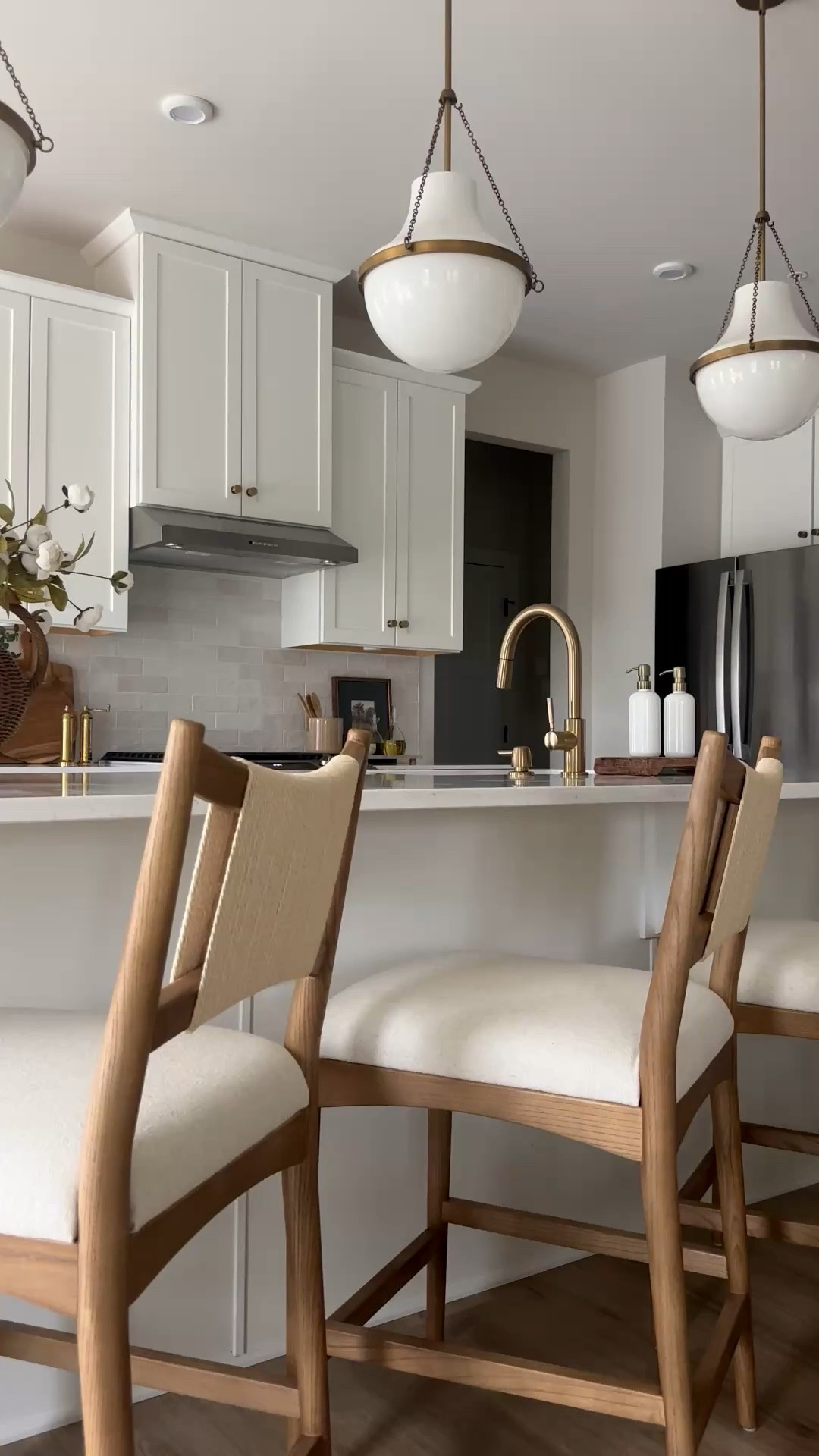 One of the most asked questions in our kitchen is about our counter stools. They’re a well worthy splurge and the quality and design is 10/10. But if you’re looking for a look for less option, I’m sharing 3 options here. 
#counterstools #kitchen #homedecor 

#LTKHome
