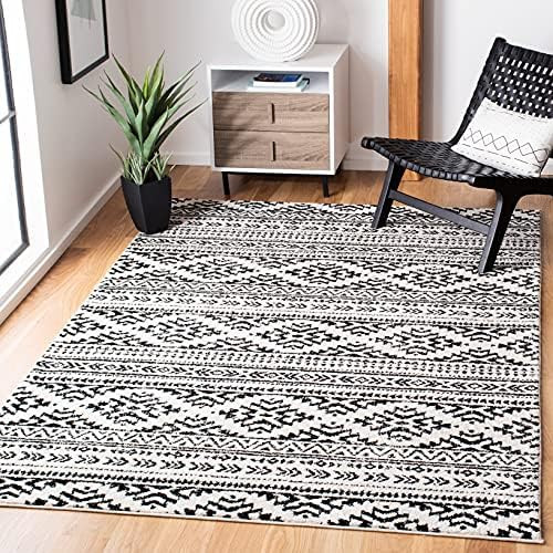 SAFAVIEH Tulum Collection TUL272B Moroccan Boho Tribal Non-Shedding Living Room Bedroom Accent Ar... | Amazon (US)