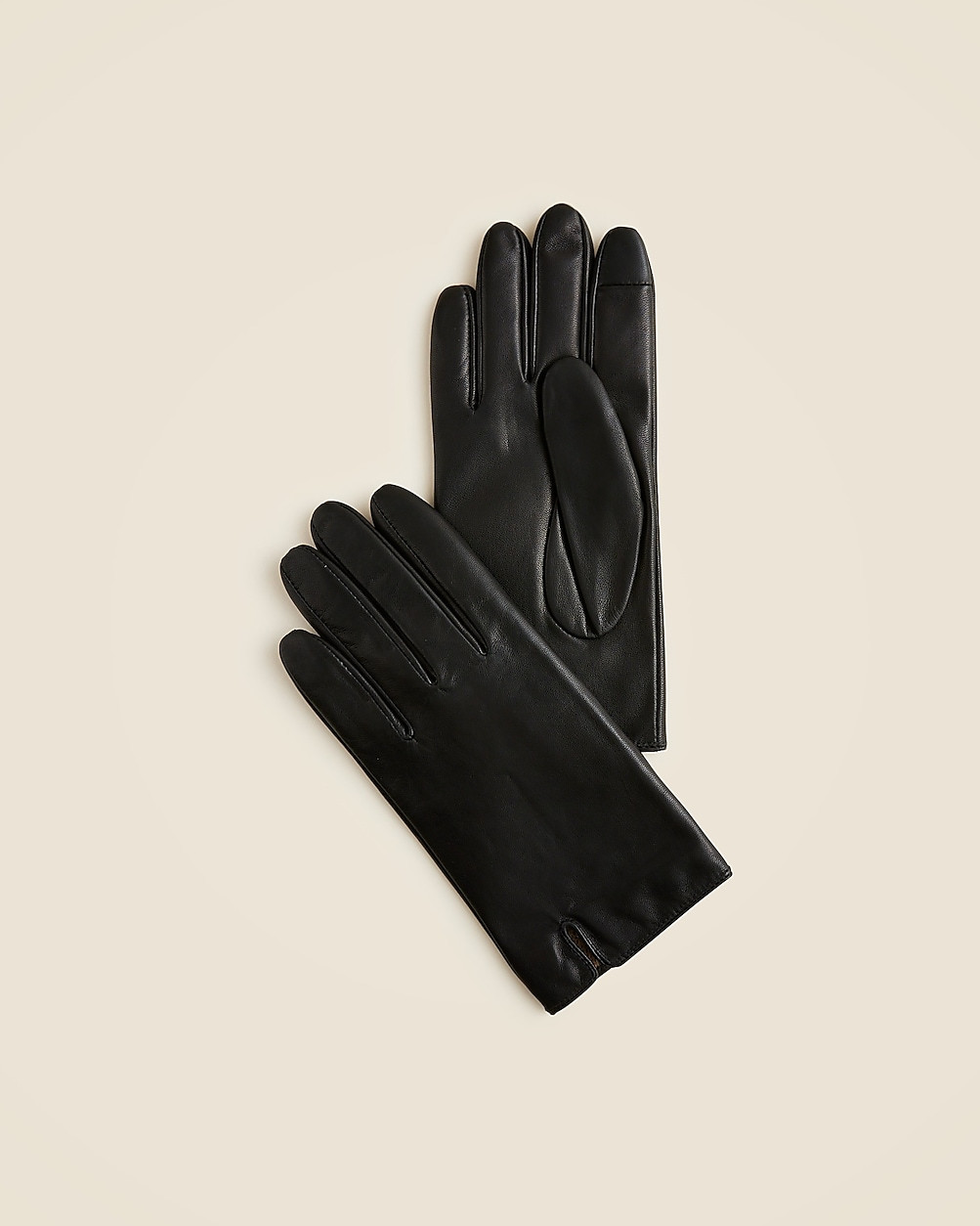 Leather touch-tech gloves | J. Crew US