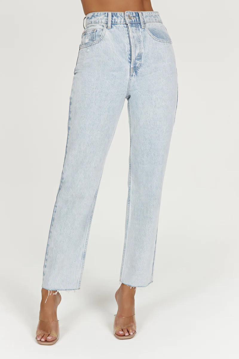 Tina Mom Jean - Light Blue | MESHKI US