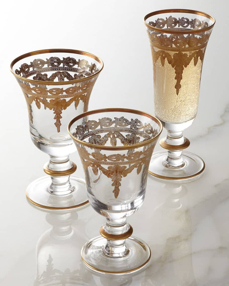 Arte Italica Vetro Gold Wine Glass | Neiman Marcus