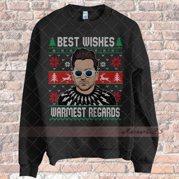Best Wishes Warmest Regards Ugly Christmas Sweater Schitts | Etsy | Etsy (US)