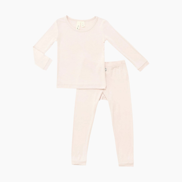 Kyte Baby Long Sleeve Toddler PJs in Blush Size 4 T | Bamboo | Babylist