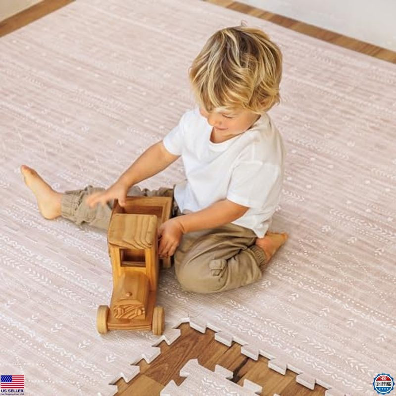 Lillefolk Dusk Baby Play Mat - 4x6ft Non-Toxic EVA Foam Tiles for Tummy Time | eBay US