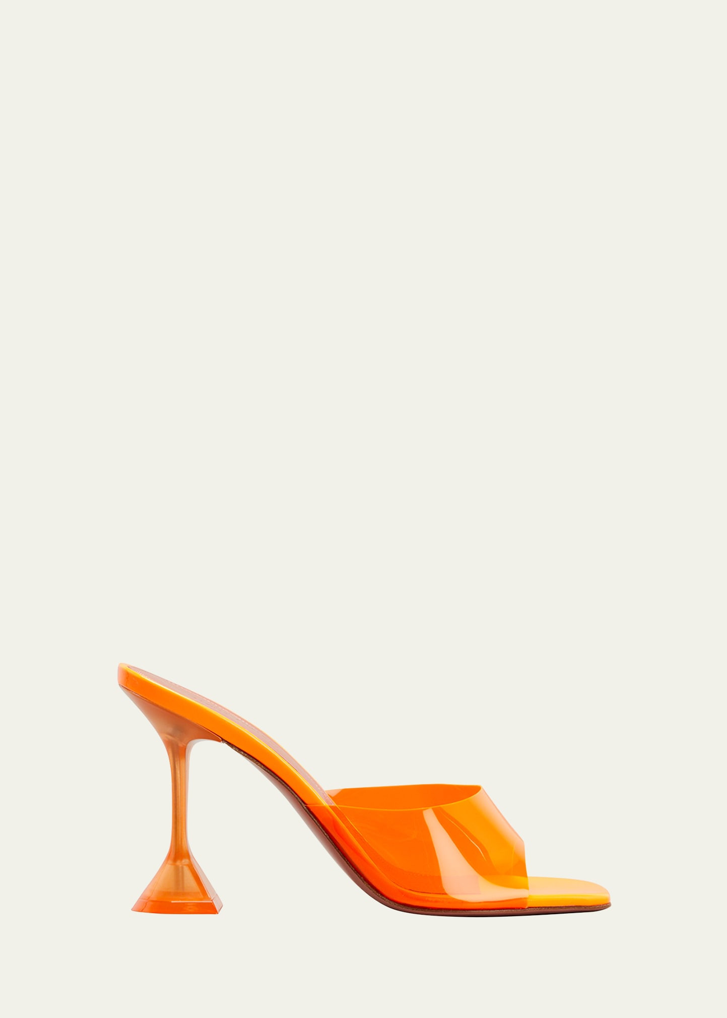 Amina Muaddi Lupita Glass Slide Sandals | Bergdorf Goodman