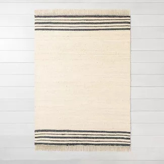 Charcoal Stripe Jute Rug - Hearth & Hand™ with Magnolia | Target