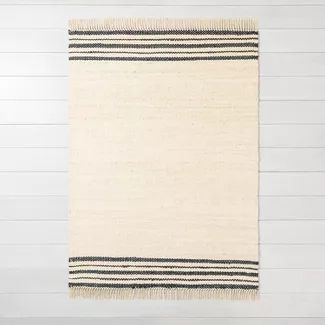 Charcoal Stripe Jute Rug - Hearth & Hand™ with Magnolia | Target