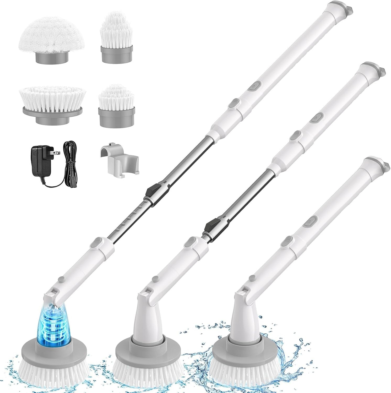 Sweepulire Electric Spin Scrubber SW1, Electric Bathroom Scrubber with Adjustable Extension Arm, ... | Amazon (US)