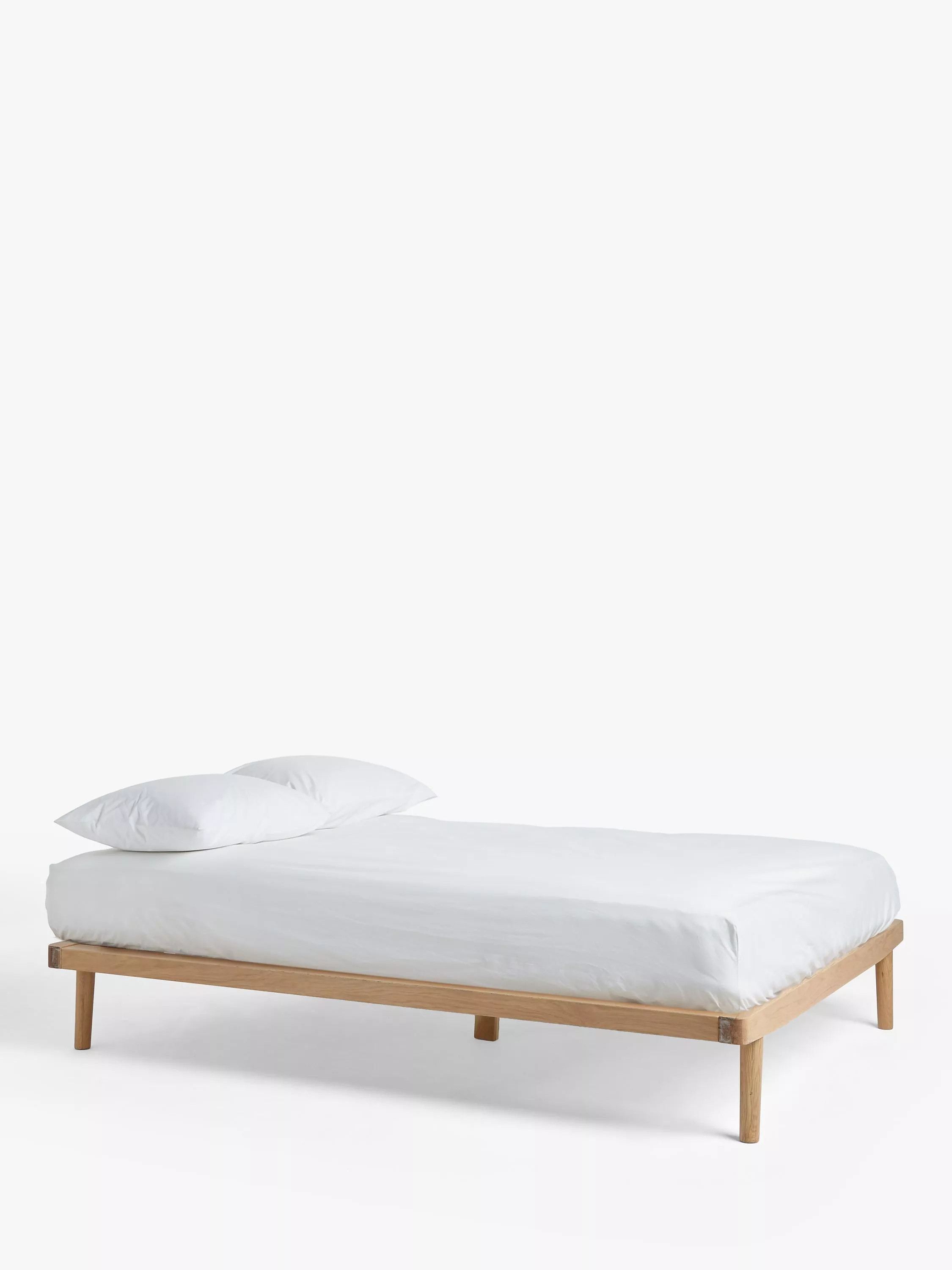 John LewisBow Platform Bed Frame, King Size, Oak/Natural | John Lewis (UK)
