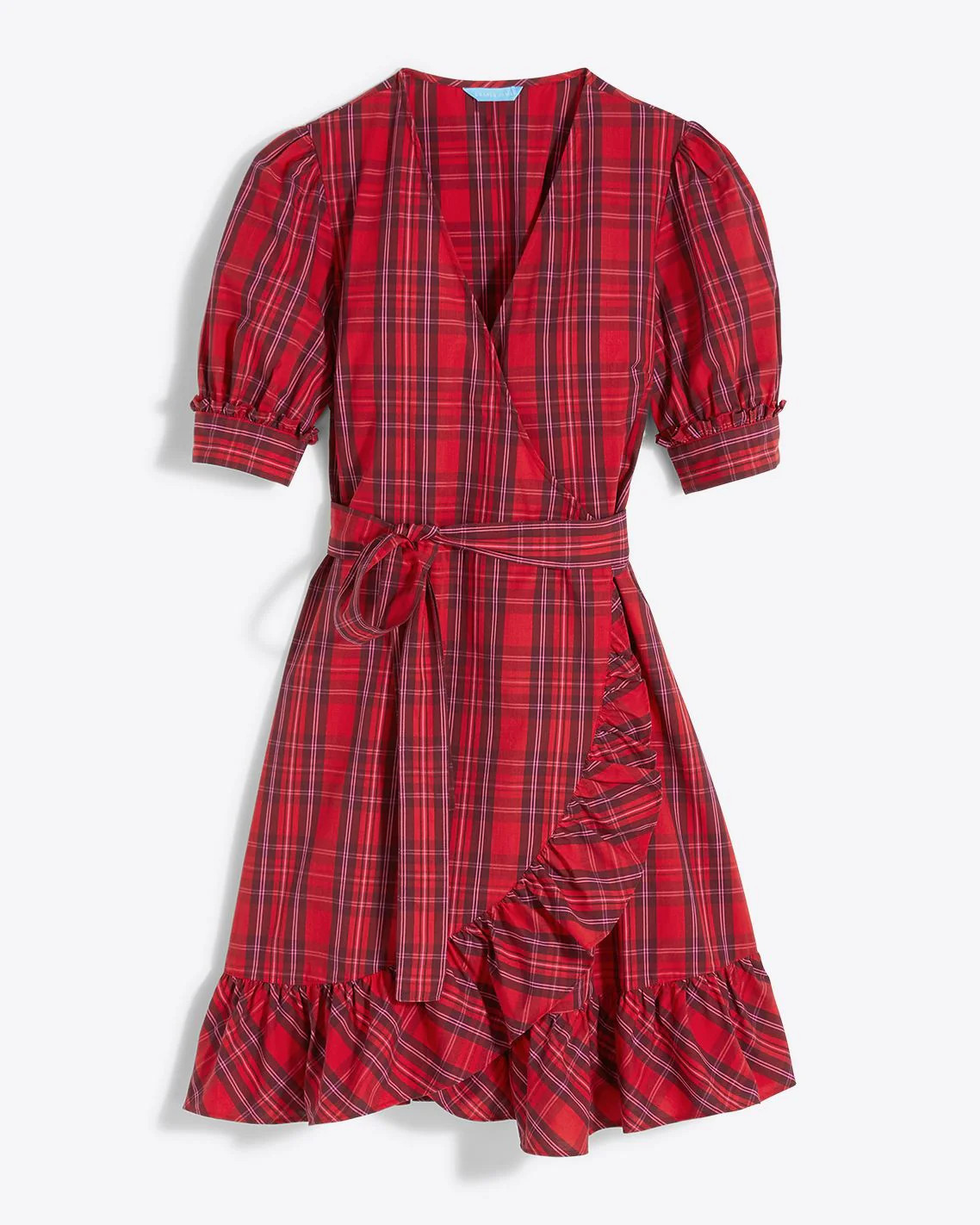 Reba Wrap Dress in Elle Plaid | Draper James (US)