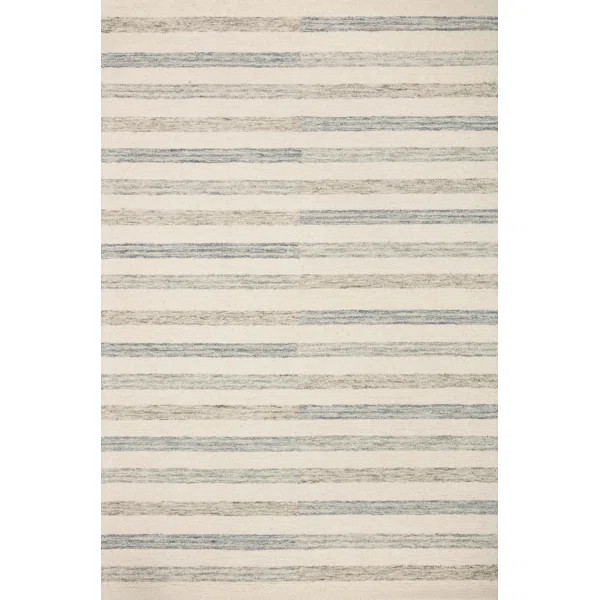 Chris Loves Julia x Loloi Chris Collection CHR-05 Ivory / Slate, TransitionalArea Rug | Wayfair North America