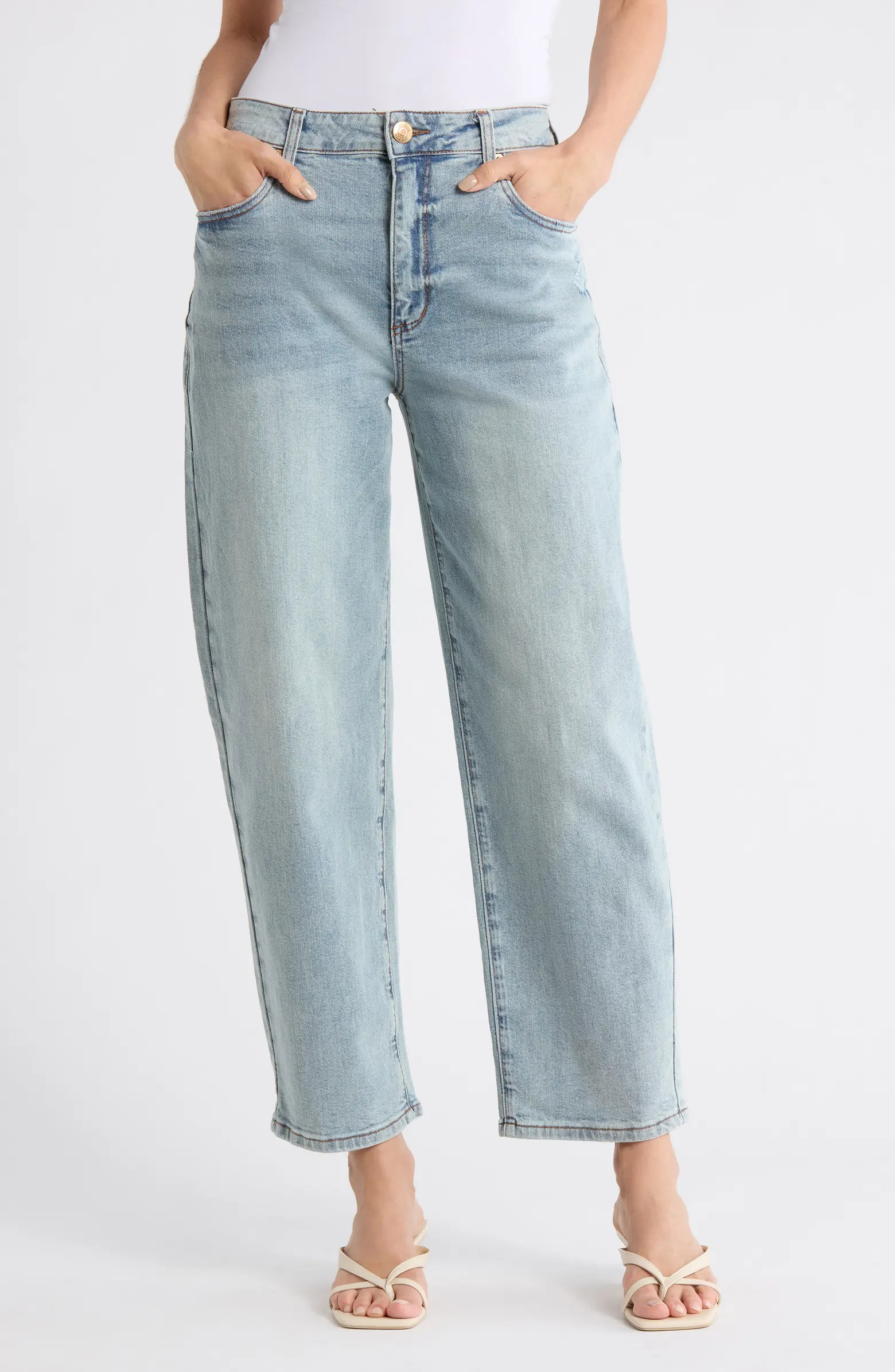 STS Blue Harley Ultra High Waist Barrel Leg Jeans | Nordstromrack | Nordstrom Rack