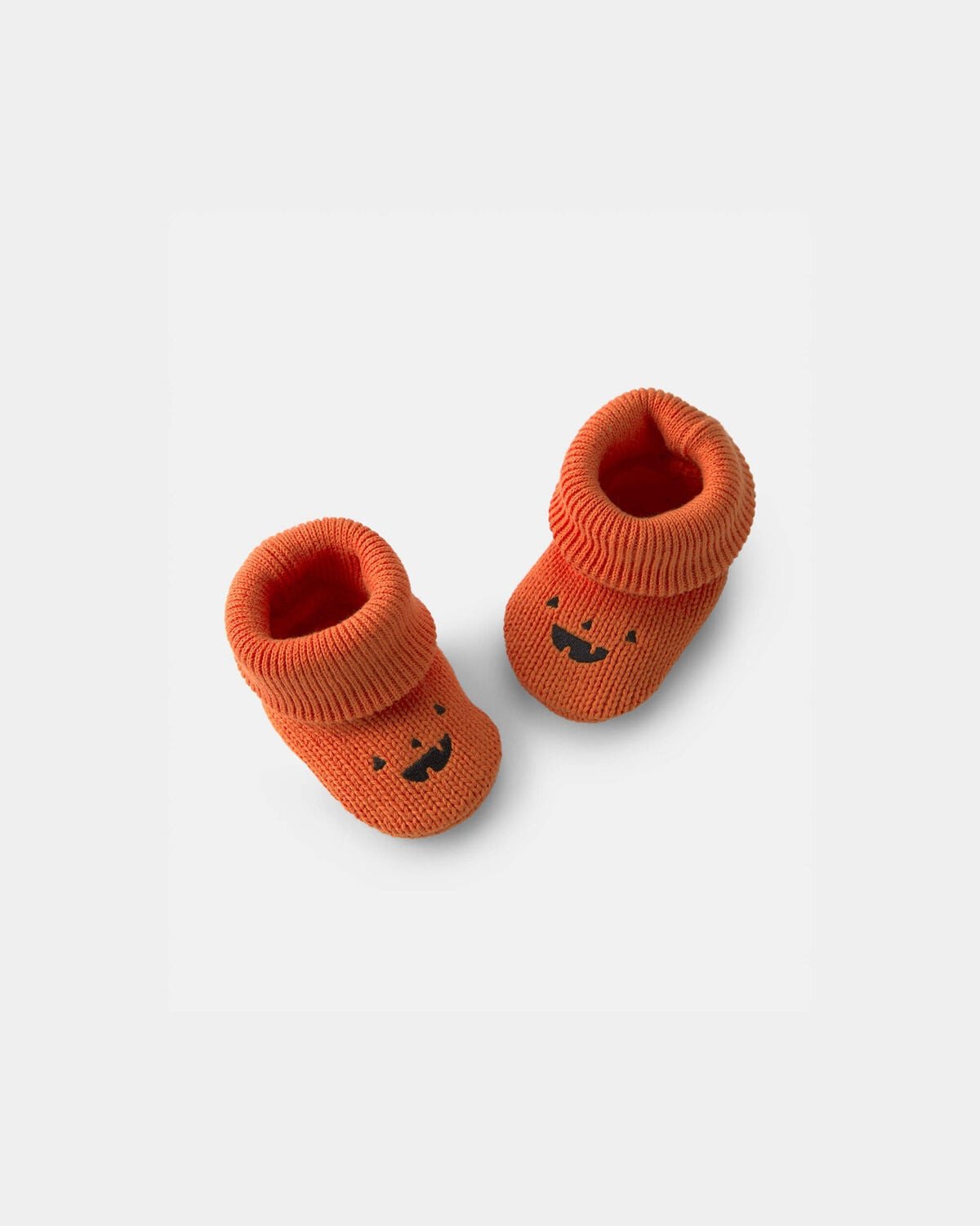 Baby Halloween Pumpkin Booties - Orange | Carter's Inc