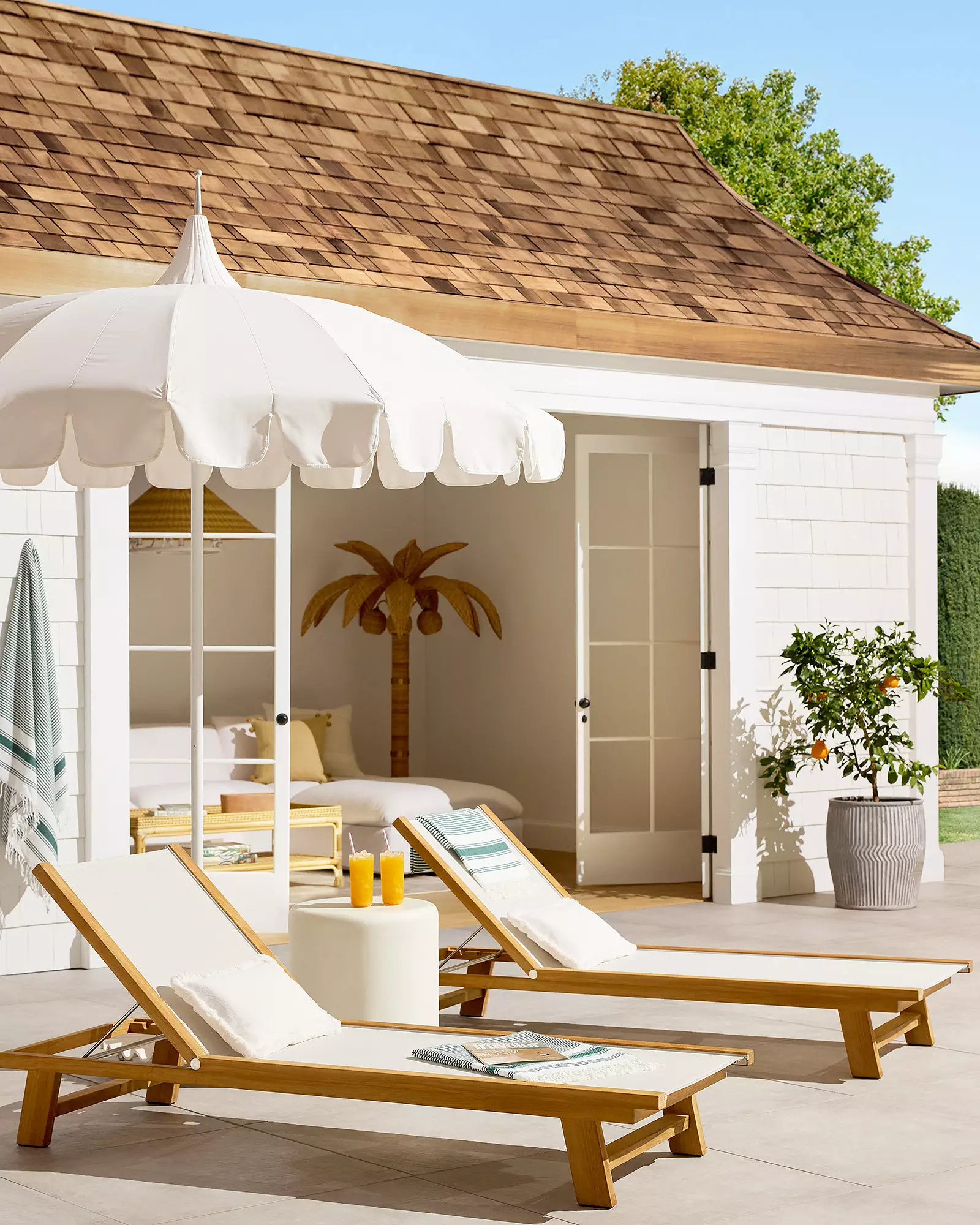 Eastport Umbrella | Serena and Lily