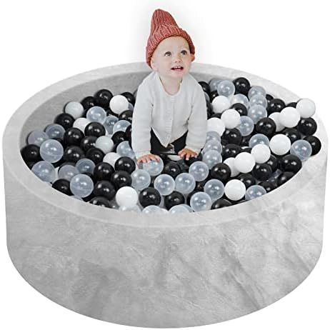 MEOGETY Baby Foam Ball Pits for Toddlers Kids, Soft Round Ball Pit Pool Ideal Gift Play Toys fo... | Amazon (US)