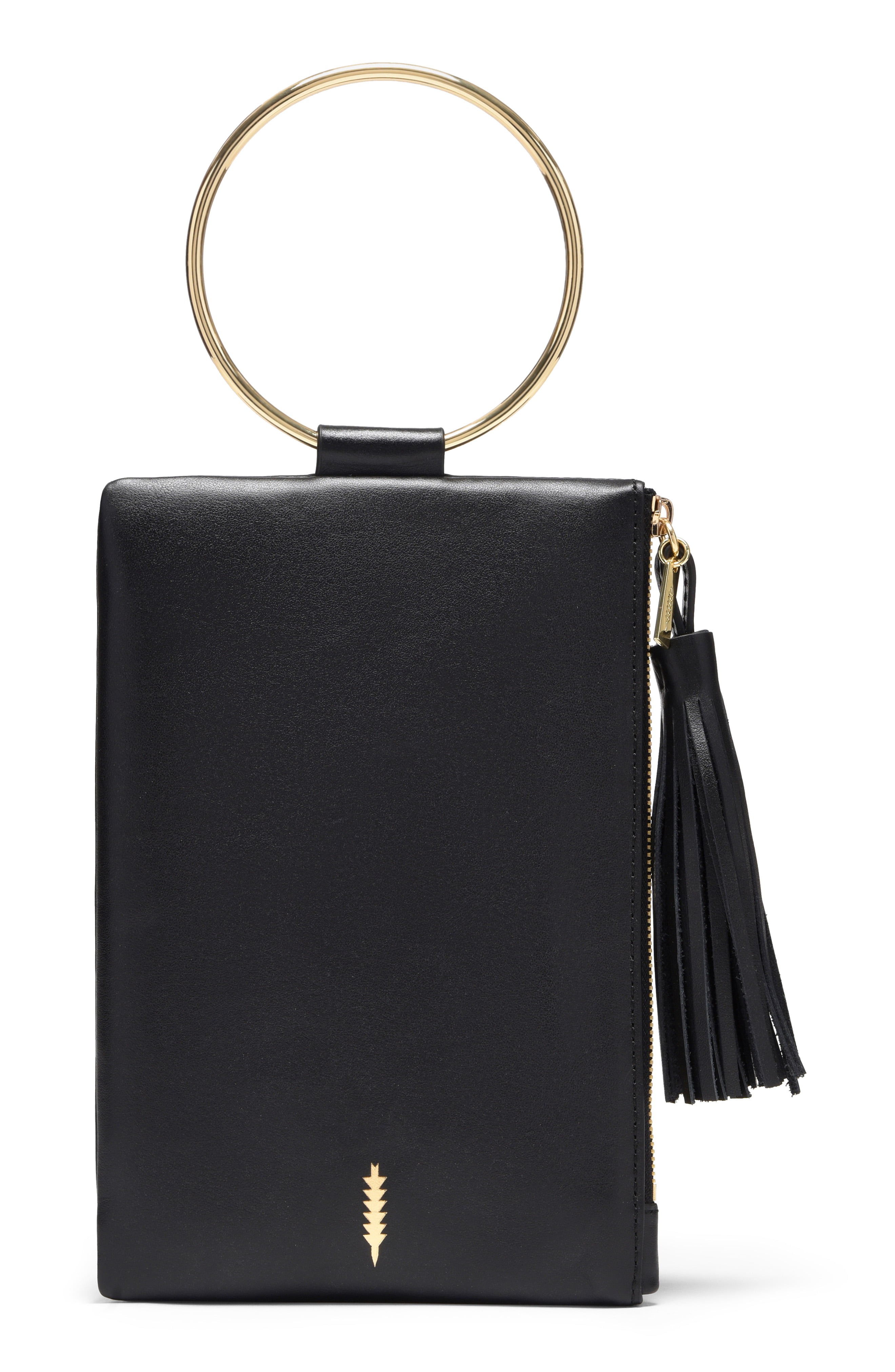 THACKER Nolita Ring Handle Leather Clutch | Nordstrom