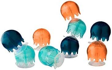 Boon JELLIES Suction Cup Toddler Sensory Bath Tub Toy for Kids Aged 12 Months and Up, Navy/Coral ... | Amazon (US)