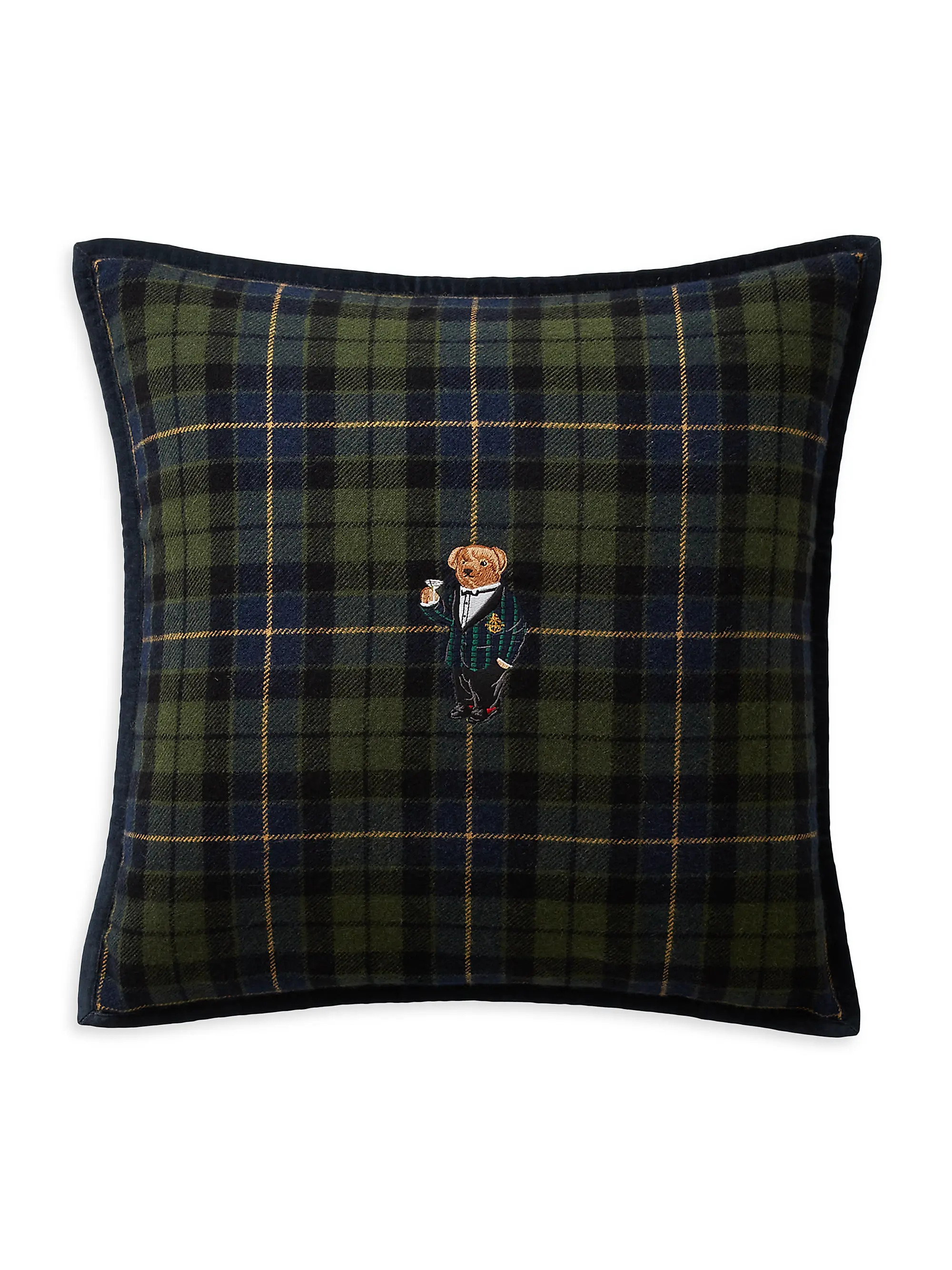 Tartan Bear Throw Pillow | Saks Fifth Avenue
