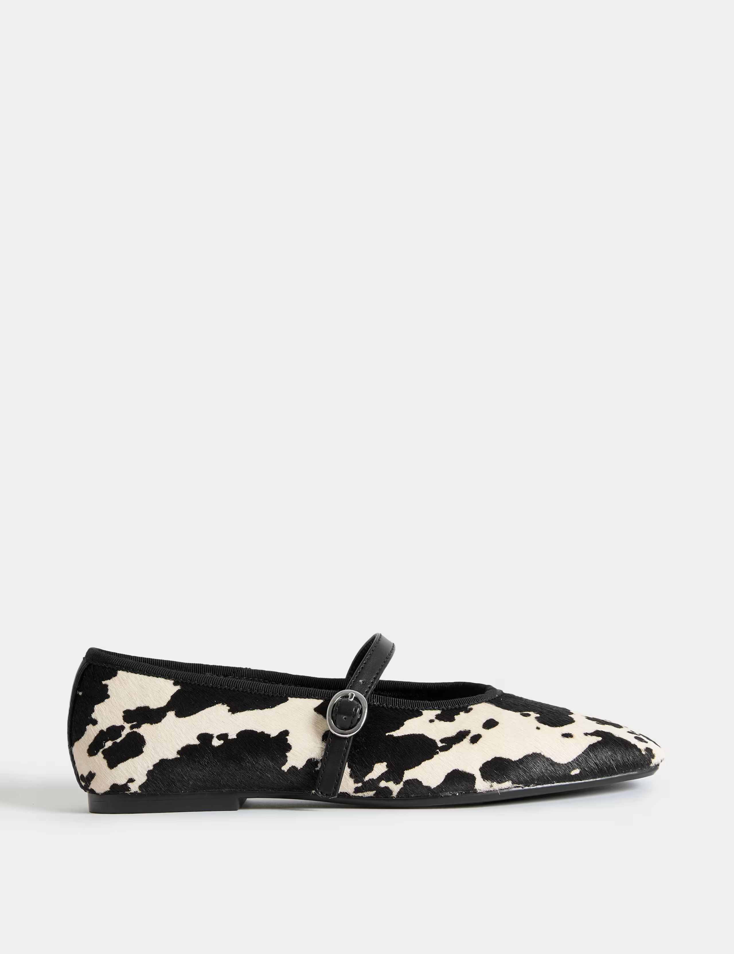 Animal Print Strappy Ballet Pumps | M&S | M&S | Marks & Spencer (UK)