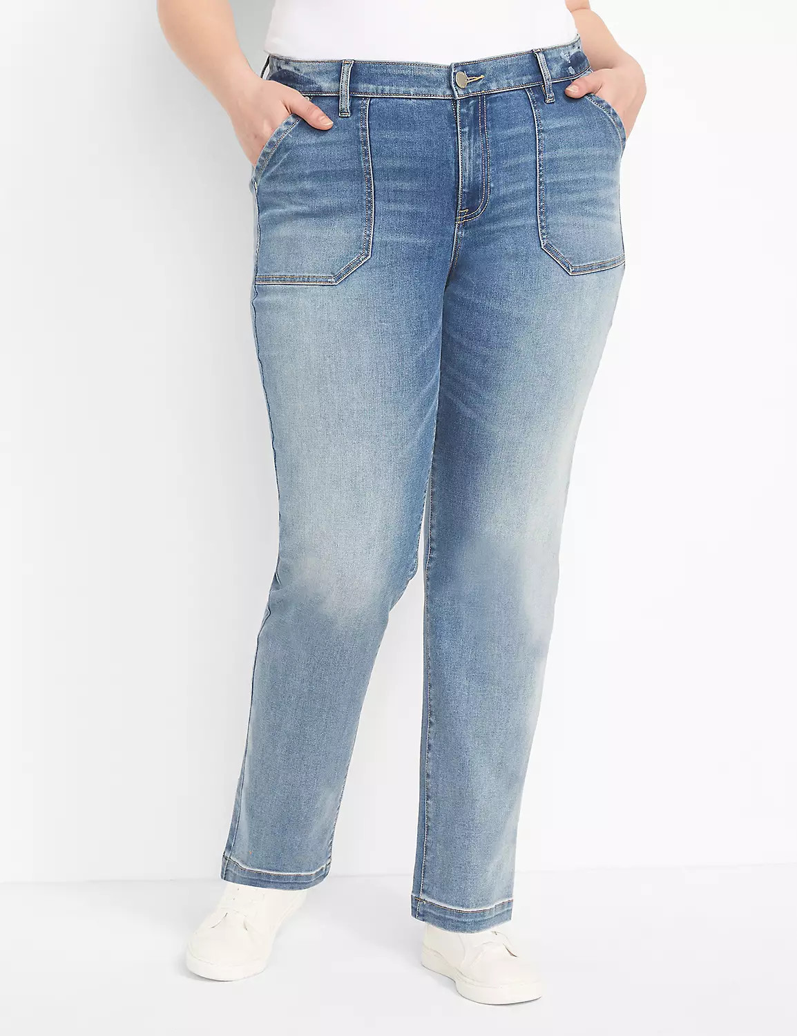 Signature Fit Straight Jean - Light Wash | LaneBryant | Lane Bryant (US)