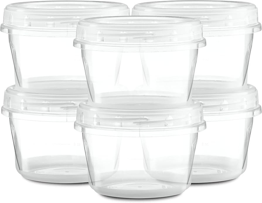 Elegant Disposables Clear Twist cap Containers               
                            Capacit... | Amazon (US)