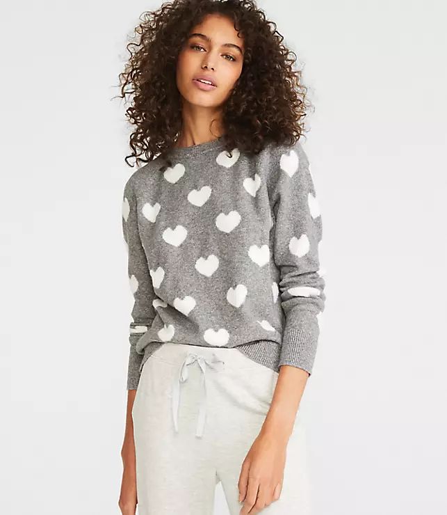 Lou & Grey Heart Sweater | LOFT | LOFT