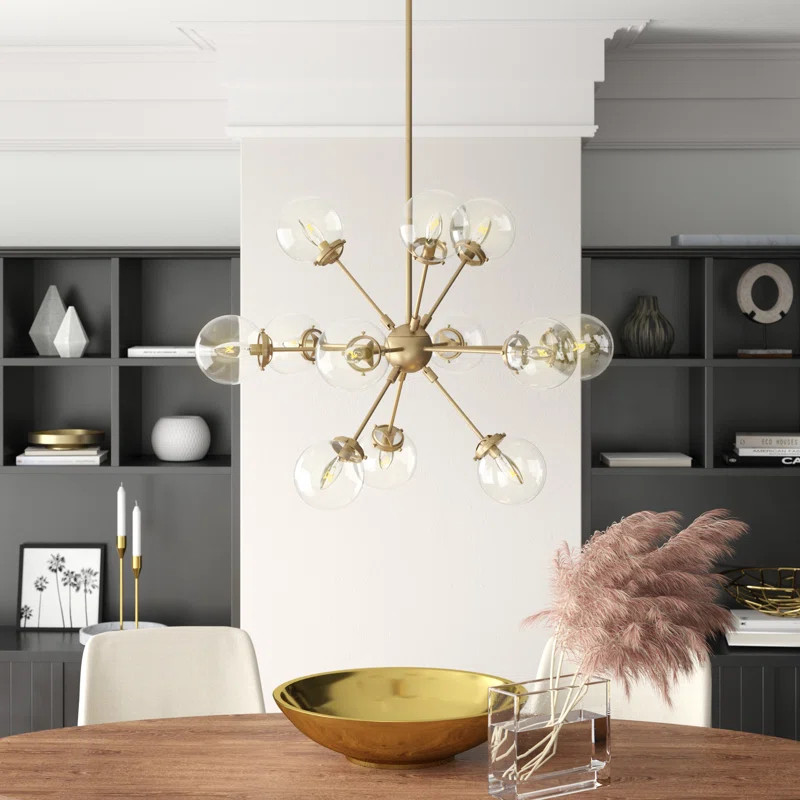 Sutter 12-Light Chandelier with Oversized Globe Bulbs | Wayfair North America