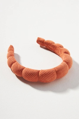 Velvet Corduroy Bubble Headband | Anthropologie (US)