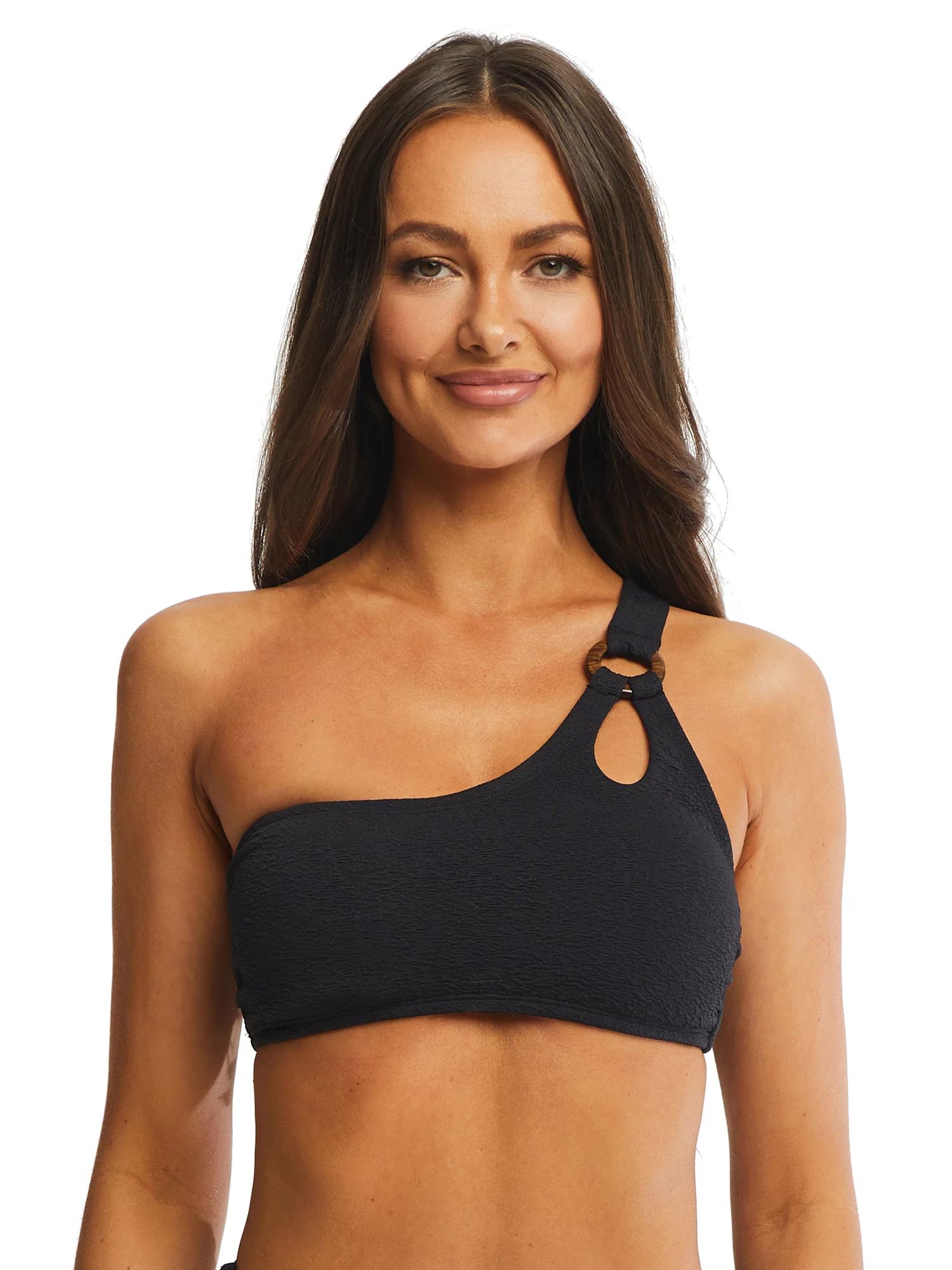 Time and Tru Women's Asymmetric Keyhole Bikini Top | Walmart (US)