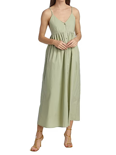 Brietgz Button-Front Sundress | Saks Fifth Avenue