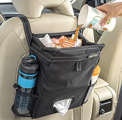 High Road Car Seat Storage Organizer with Compact Trash Bag and Car Tissue Holder | Amazon (CA)