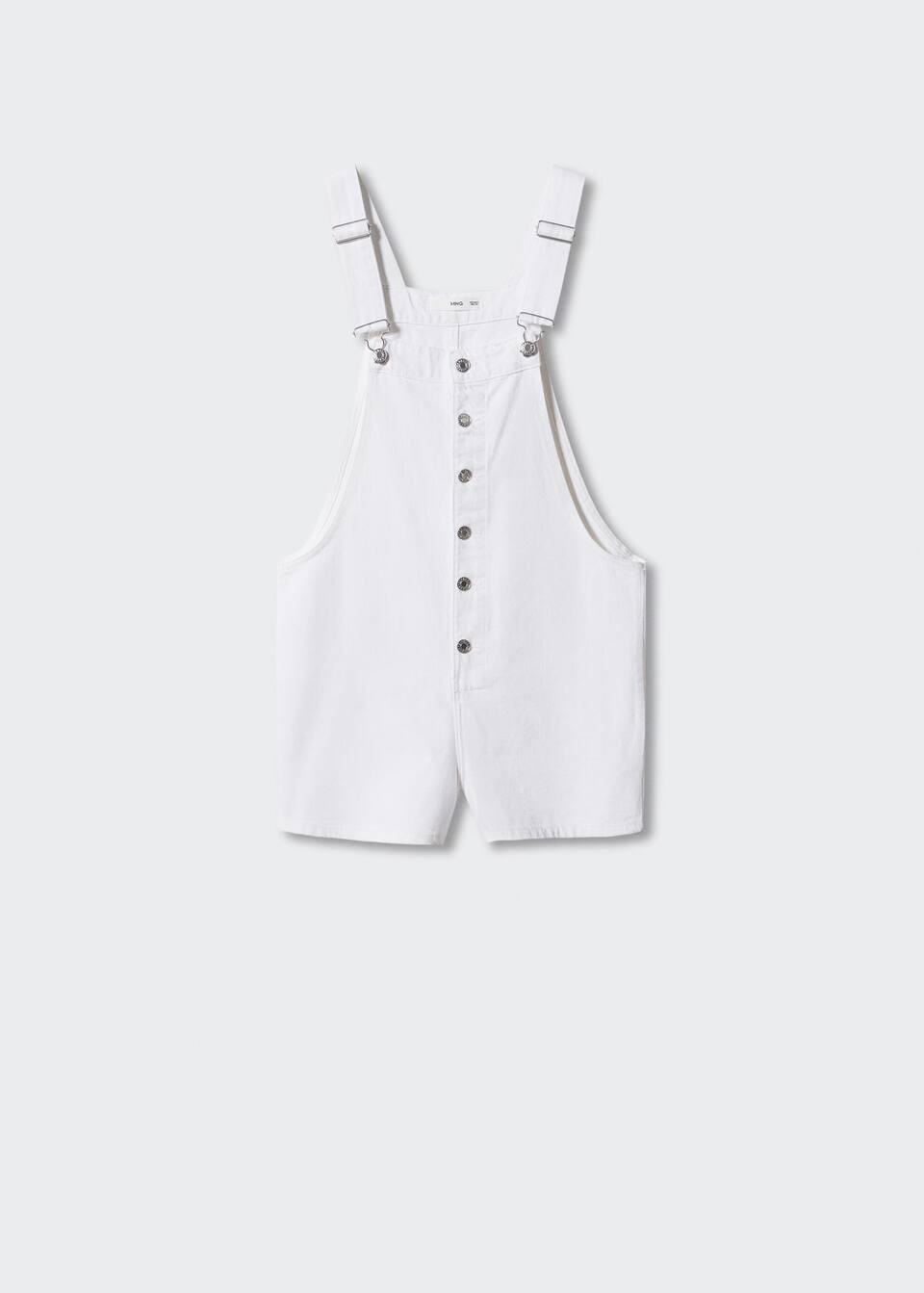 Salopette denim bottoni -  Donna | Mango Italia | Mango IT