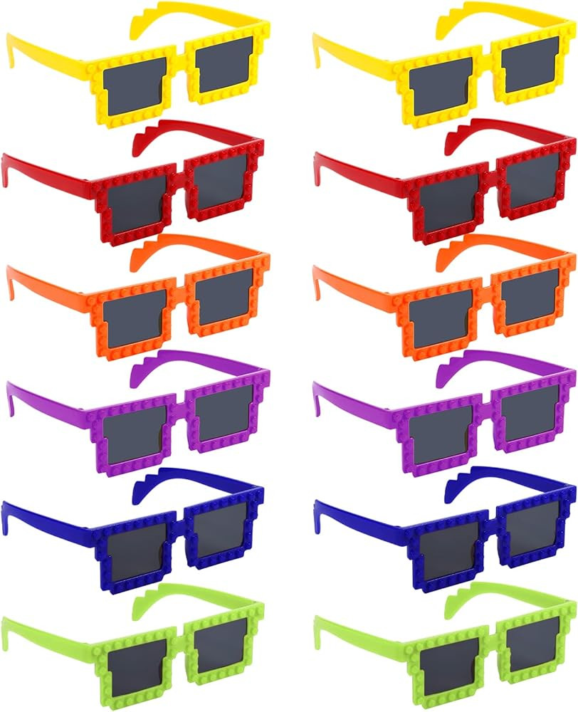 Building Party Favors Building Blocks Glasses DIY Building Bricks Glasses for Building Block Birt... | Amazon (US)