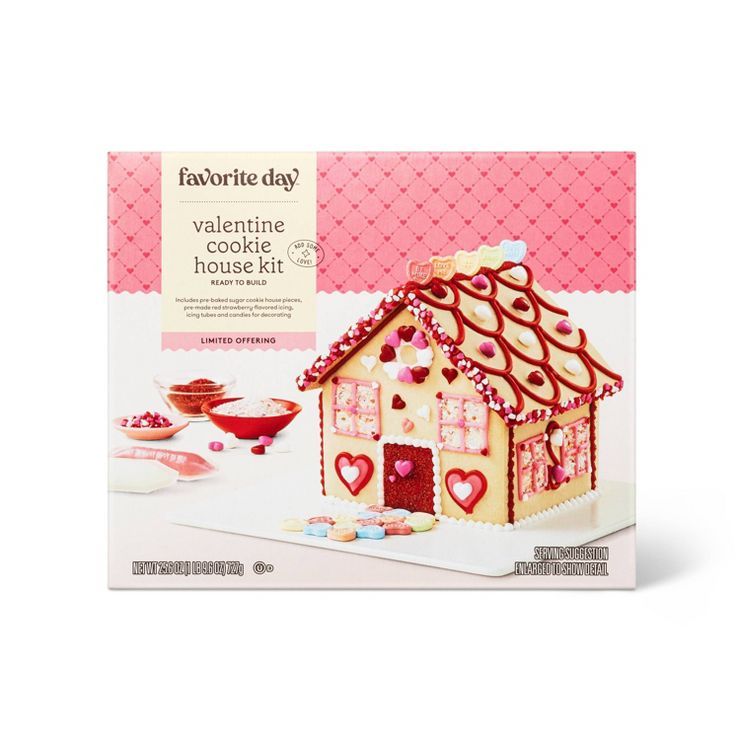 Valentine's Cookie House Kit - 23.51oz - Favorite Day™ | Target