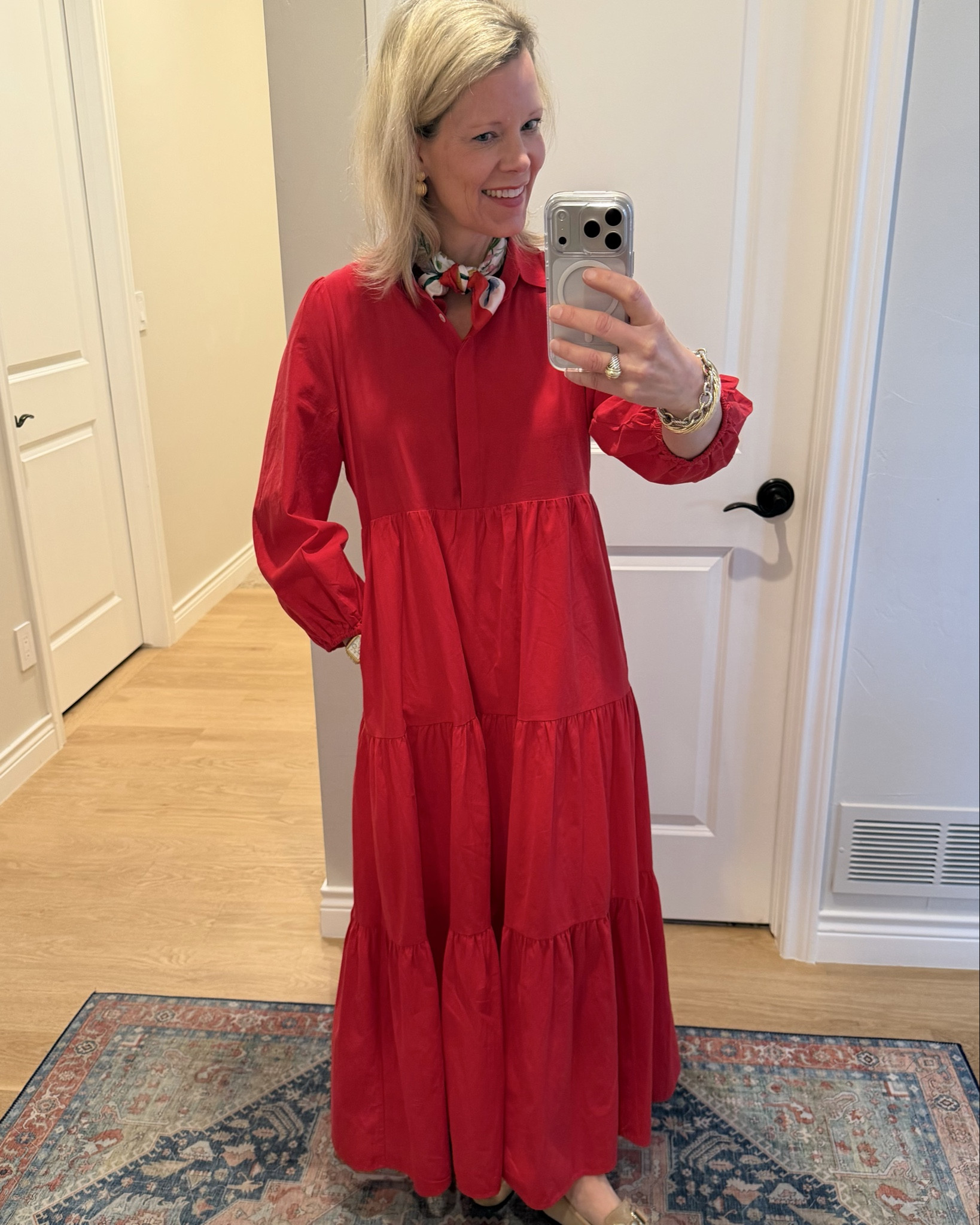 OOTD church edition ♥️. Love this pretty and super comfortable dress from @Tuckernuck  I’m a 2/4 and wearing a size small in the dress.   

#LTKSeasonal #LTKootd #LTKdayinmylife