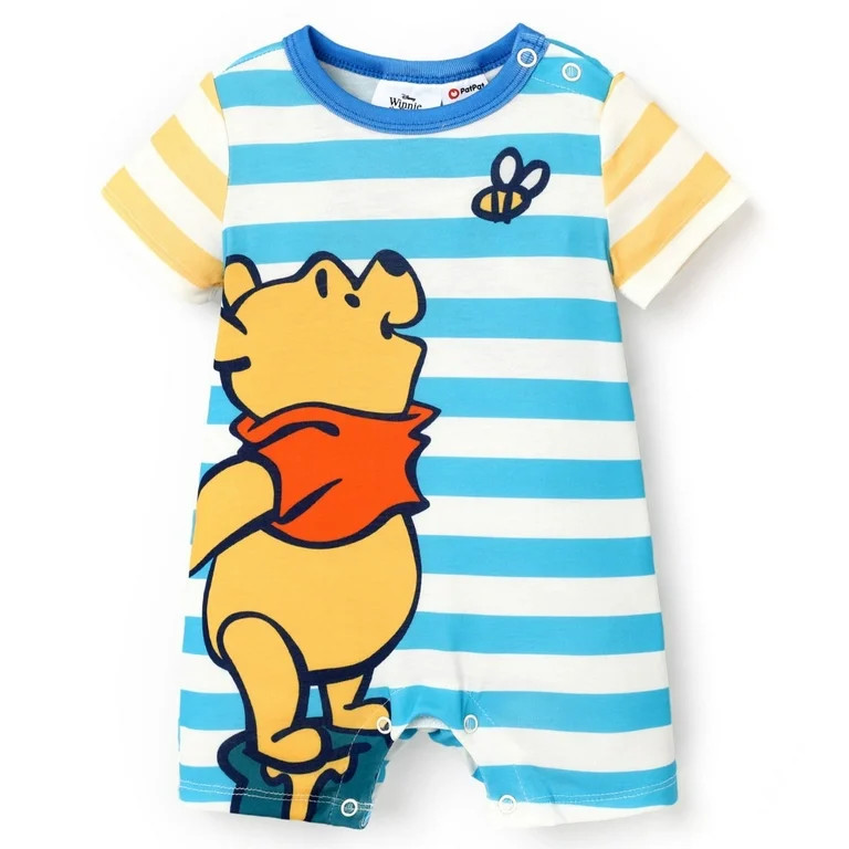 Disney Winnie The Pooh Baby Boys Girls Romper Jumpsuit Stripes Outfits Newborn Infant Size 0/3-18... | Walmart (US)