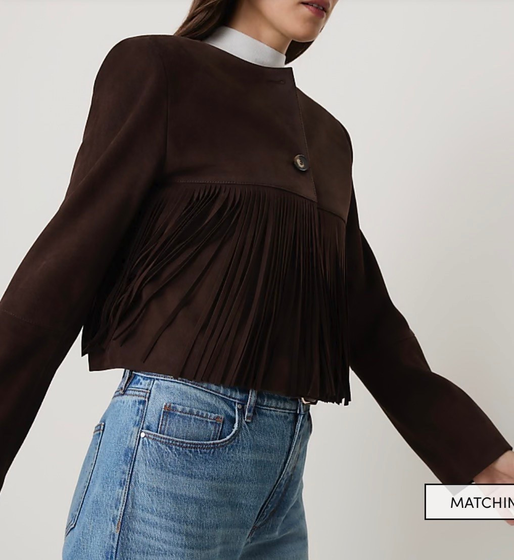 Lux suede fringe jacket🤎🤎🤎

#LTKOver40 #LTKSeasonal #LTKPetite